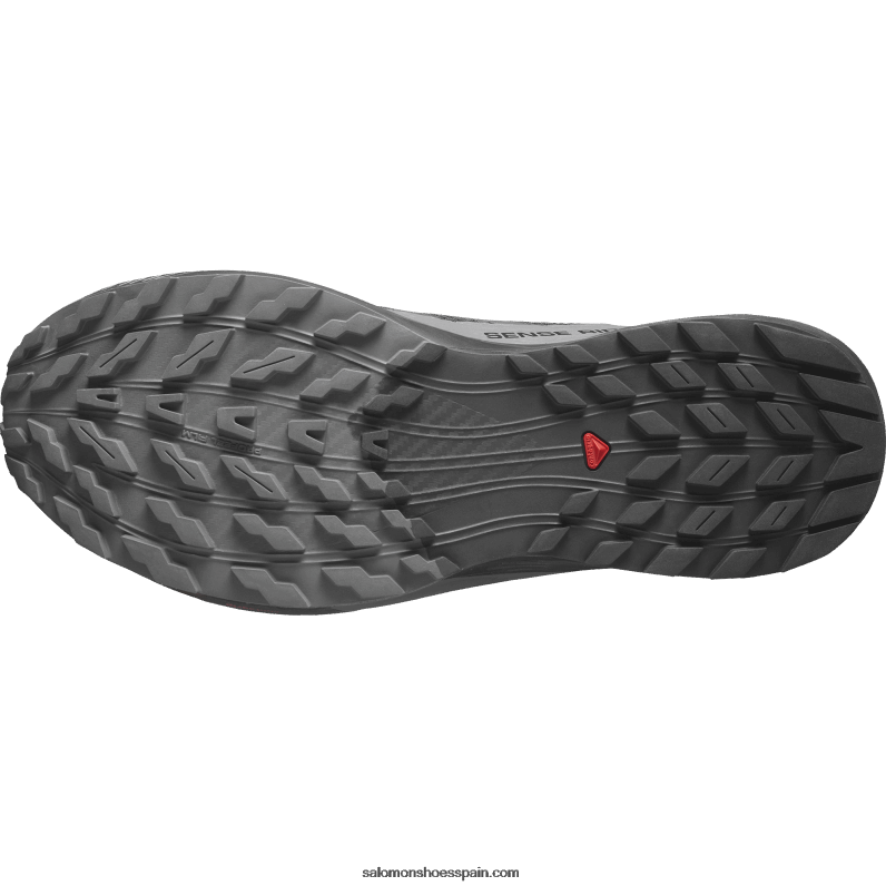 zapatillas de trail running para hombre - sense ride 5 gore-tex Salomon 00B0PZ1444 negro/imán