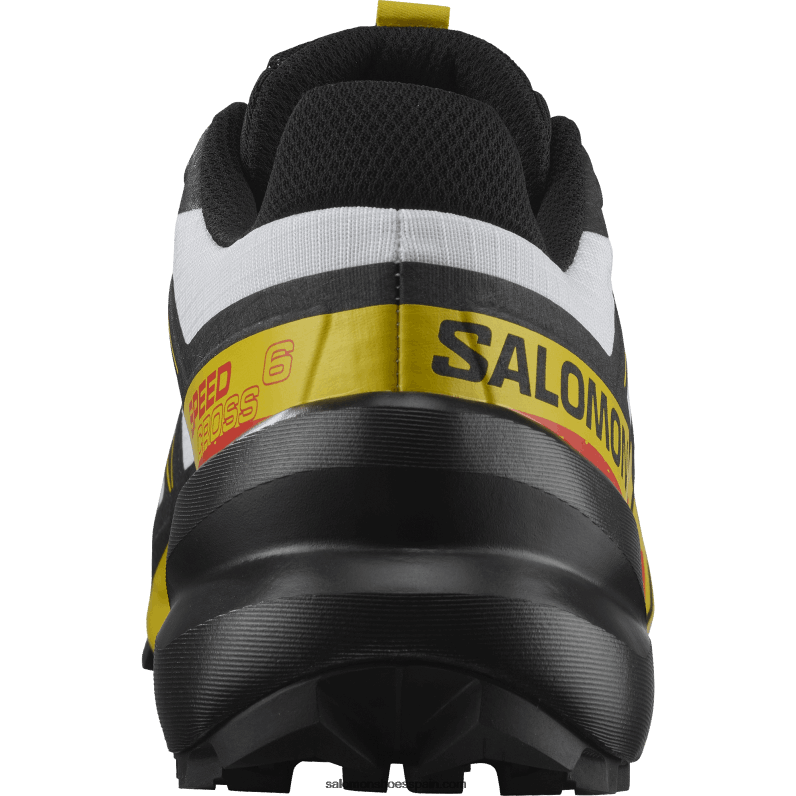 zapatillas de trail running para hombre - speedcross 6 Salomon 00B0PZ1451 blanco/negro/amarillo imperio