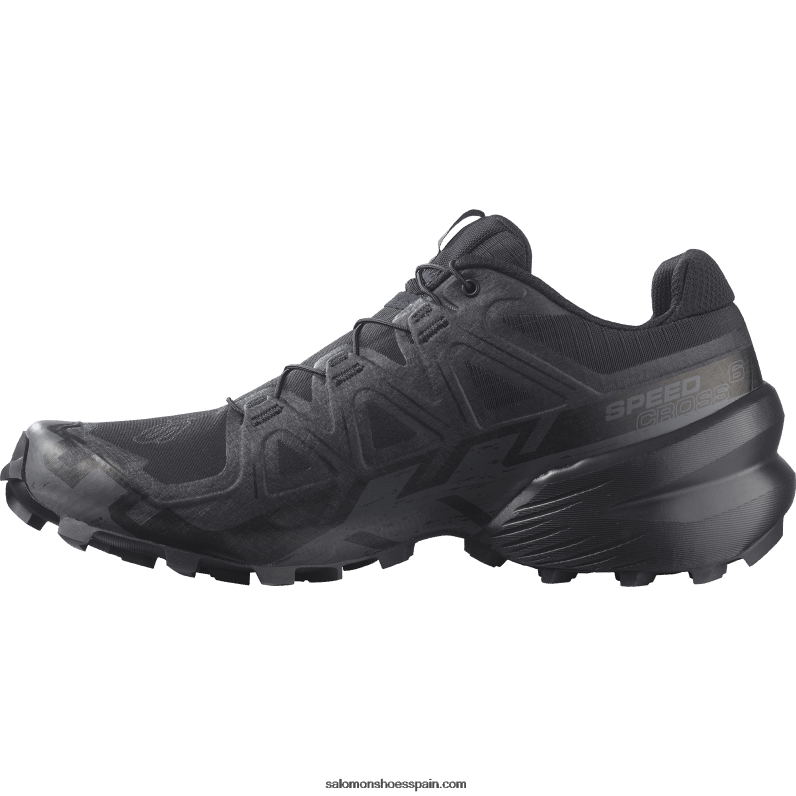 zapatillas de trail running para hombre - speedcross 6 Salomon 00B0PZ1452 negro/fantasma