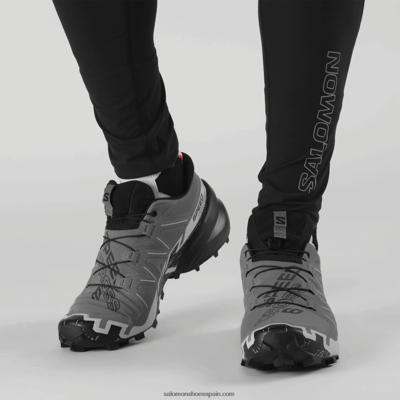 zapatillas de trail running para hombre - speedcross 6 Salomon 00B0PZ1453 sombra tranquila/negro/azul perla