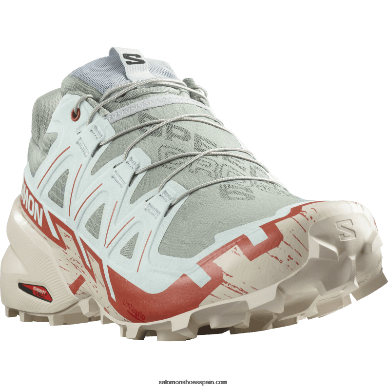 zapatillas de trail running para hombre - speedcross 6 Salomon 00B0PZ1454 nenúfar/día lluvioso/aguamarina blanqueada