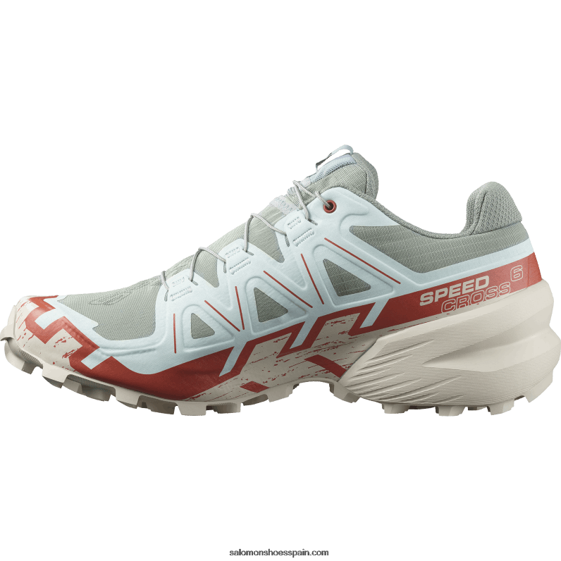 zapatillas de trail running para hombre - speedcross 6 Salomon 00B0PZ1454 nenúfar/día lluvioso/aguamarina blanqueada