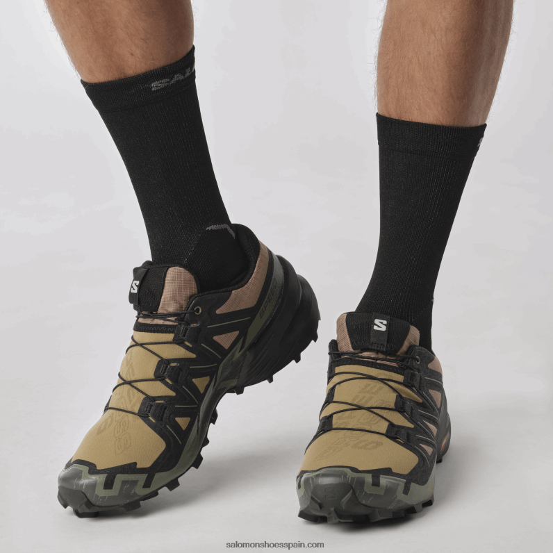 zapatillas de trail running para hombre - speedcross 6 Salomon 00B0PZ1455 algas marinas/negro/verde liquen profundo