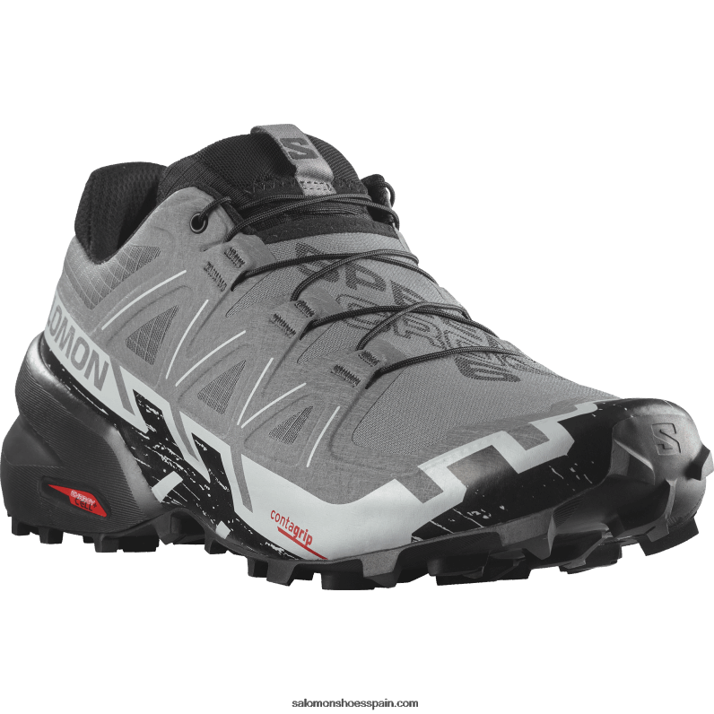 zapatillas de trail running para hombre - speedcross 6 de ancho Salomon 00B0PZ1470 sombra tranquila/negro/azul perla