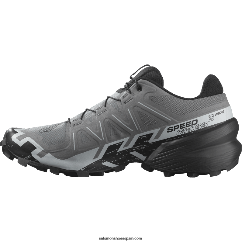 zapatillas de trail running para hombre - speedcross 6 de ancho Salomon 00B0PZ1470 sombra tranquila/negro/azul perla