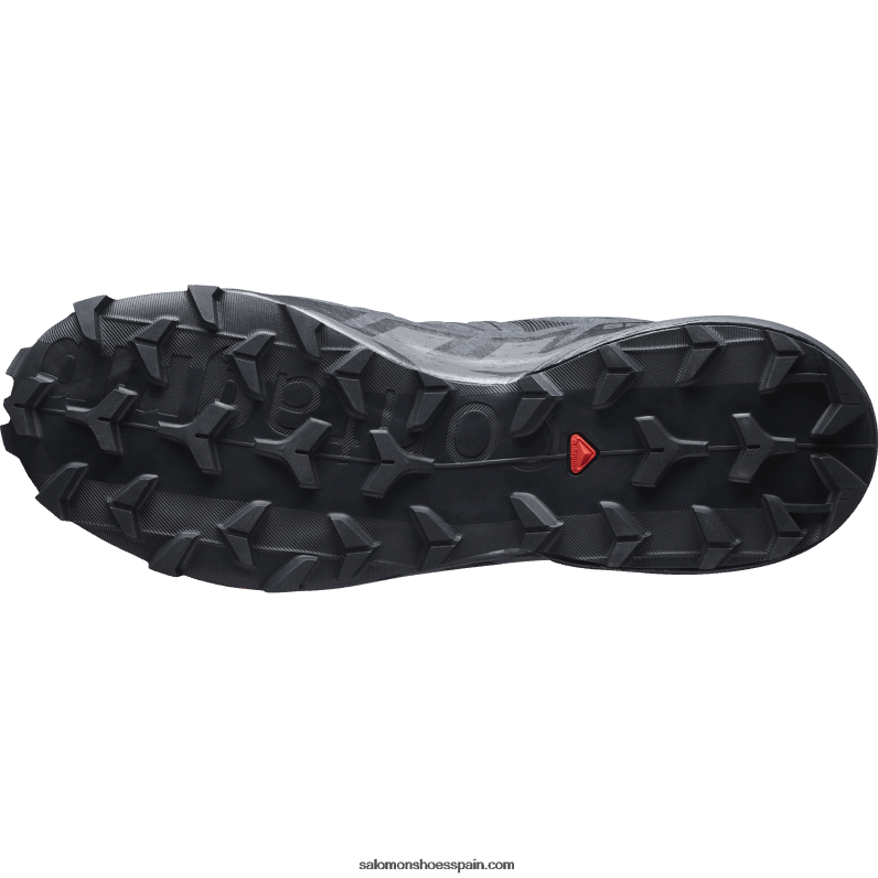 zapatillas de trail running para hombre - speedcross 6 de ancho Salomon 00B0PZ1471 negro/fantasma