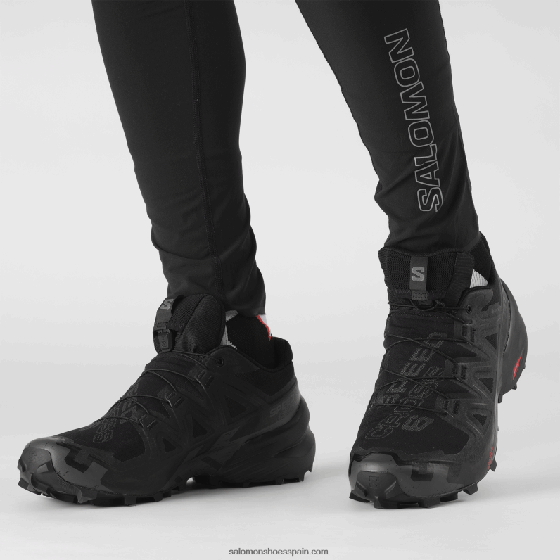 zapatillas de trail running para hombre - speedcross 6 gore-tex Salomon 00B0PZ1465 negro/fantasma