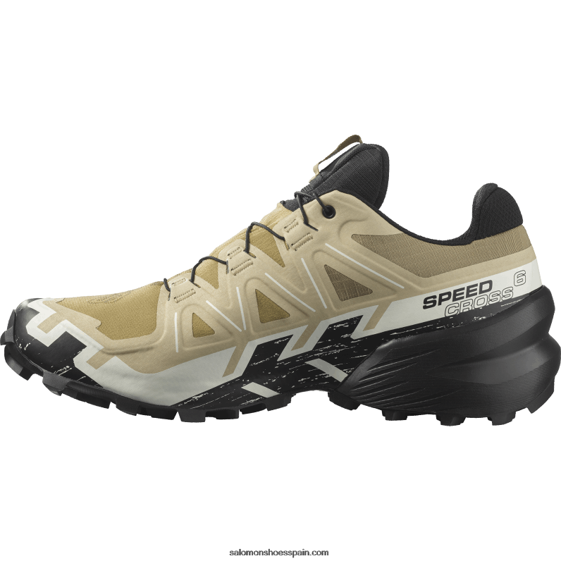 zapatillas de trail running para hombre - speedcross 6 gore-tex Salomon 00B0PZ1466 algas marinas/negro/vainilla helada