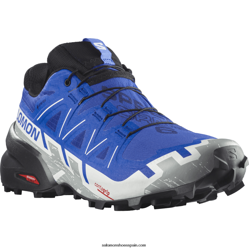 zapatillas de trail running para hombre - speedcross 6 gore-tex Salomon 00B0PZ1467 azul marino/negro/blanco