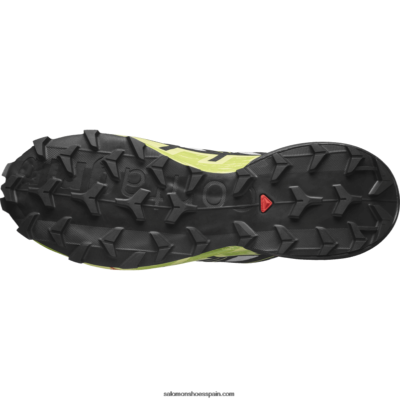 zapatillas de trail running para hombre - speedcross 6 gore-tex Salomon 00B0PZ1468 roca lunar/negro/lima soleado