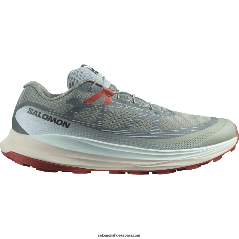 zapatillas de trail running para hombre - ultra glide 2 Salomon 00B0PZ1440 nenúfar/agua blanqueada/salsa picante