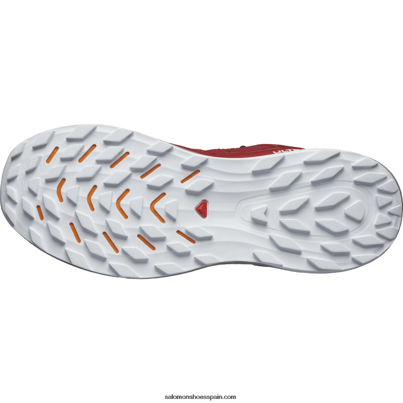zapatillas de trail running para hombre - ultra glide 2 gore-tex Salomon 00B0PZ1442 rojo ciclismo/gris escarcha/cúrcuma