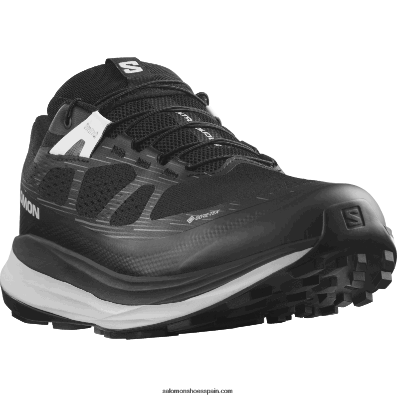 zapatillas de trail running para hombre - ultra glide 2 gore-tex Salomon 00B0PZ1443 negro/roca lunar/blanco