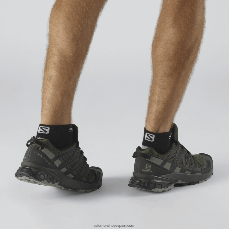 zapatillas de trail running para hombre - xa pro 3d v8 Salomon 00B0PZ1478 hoja de parra/turba/sombra