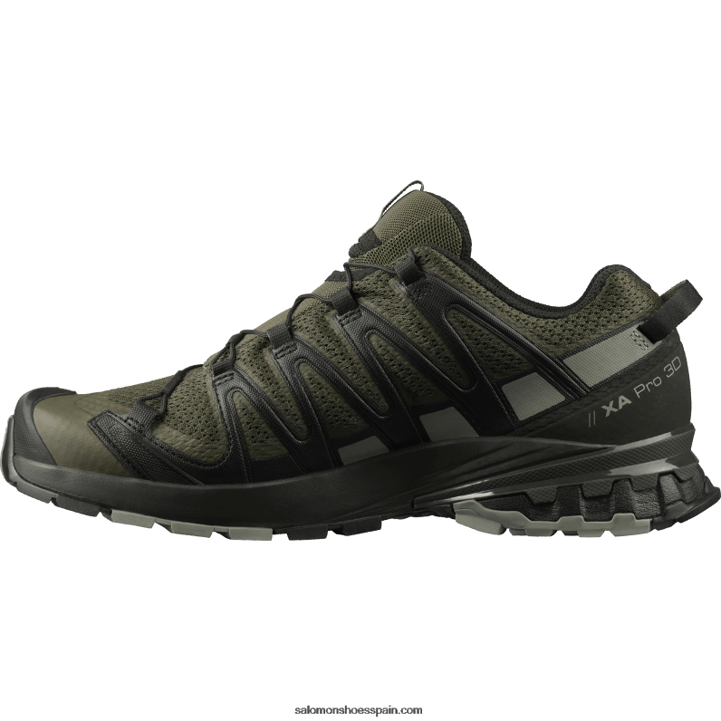 zapatillas de trail running para hombre - xa pro 3d v8 Salomon 00B0PZ1478 hoja de parra/turba/sombra