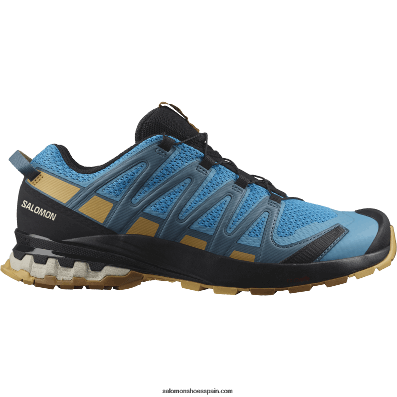 zapatillas de trail running para hombre - xa pro 3d v8 Salomon 00B0PZ1480 barrera de coral/hoja de otoño/marrón bronce