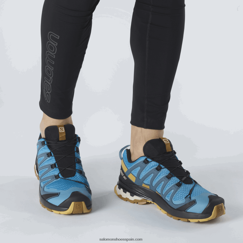 zapatillas de trail running para hombre - xa pro 3d v8 Salomon 00B0PZ1480 barrera de coral/hoja de otoño/marrón bronce