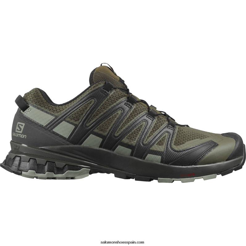 zapatillas de trail running para hombre - xa pro 3d v8 wide Salomon 00B0PZ1473 hoja de parra/turba/sombra