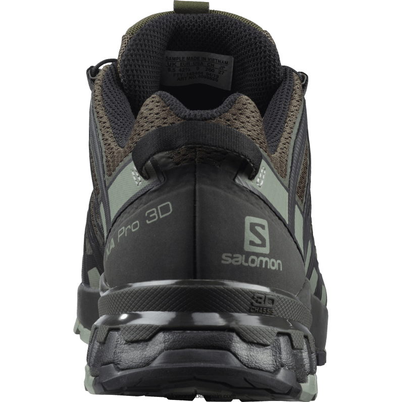 zapatillas de trail running para hombre - xa pro 3d v8 wide Salomon 00B0PZ1473 hoja de parra/turba/sombra
