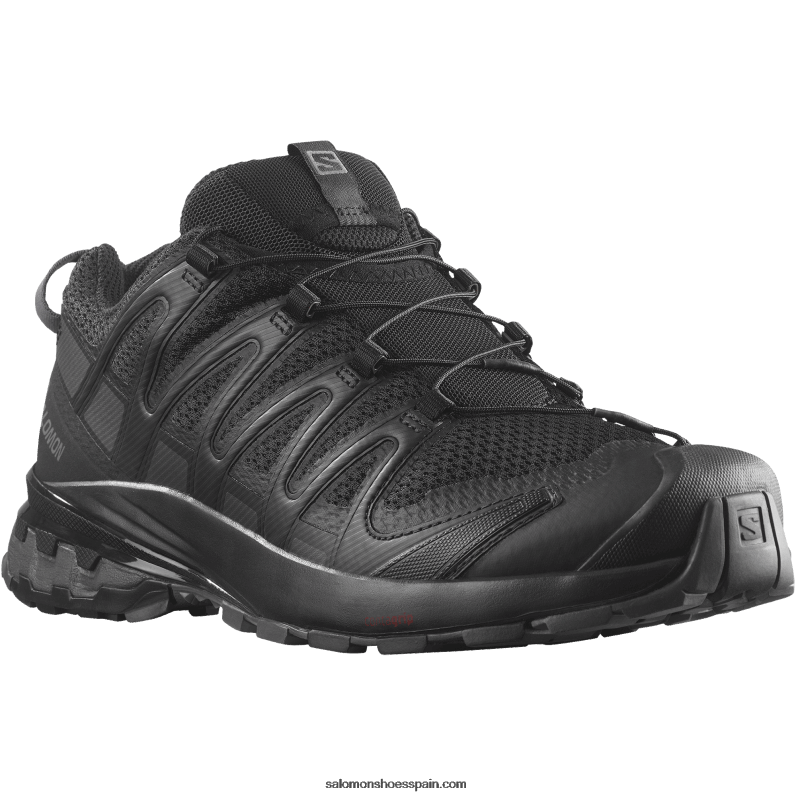zapatillas de trail running para hombre - xa pro 3d v8 wide Salomon 00B0PZ1474 negro/imán