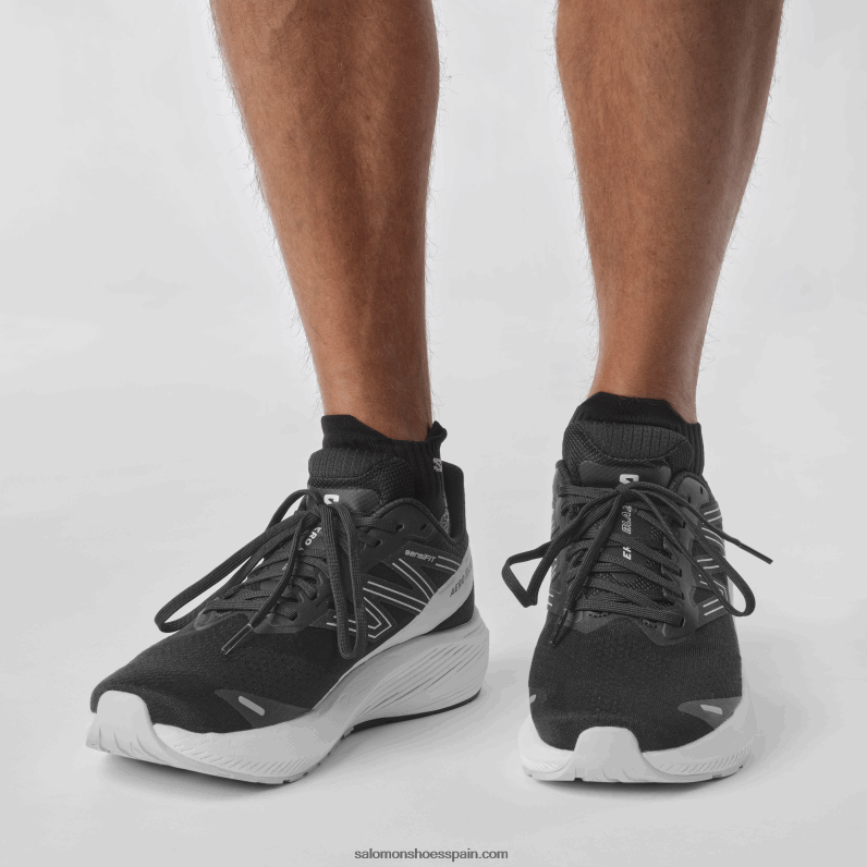 zapatillas de running para hombre - aero blaze Salomon 00B0PZ1067 negro/blanco/roca lunar
