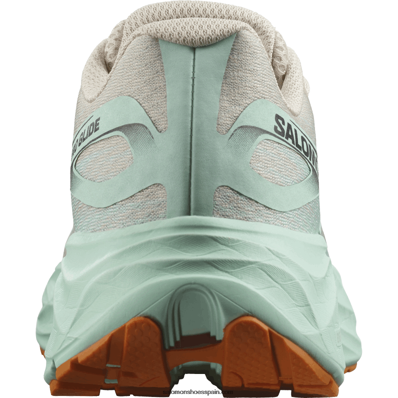 zapatillas de running para hombre - aero glide Salomon 00B0PZ1066 arena blanqueada/yuca/pimienta naranja