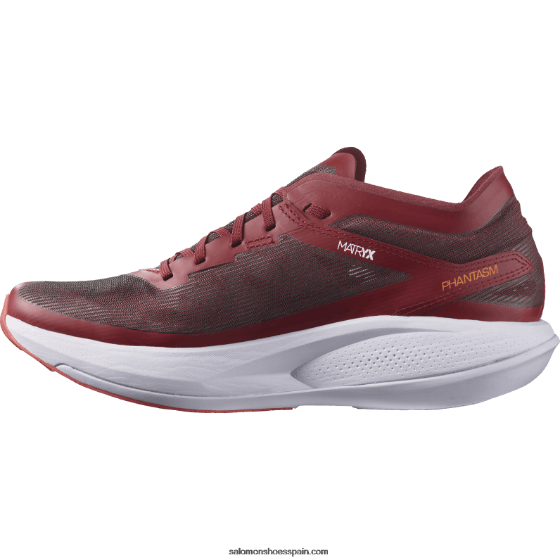 zapatillas de running para hombre - fantasma Salomon 00B0PZ1072 ciclismo rojo/púrpura jaspeado/naranja vibrante