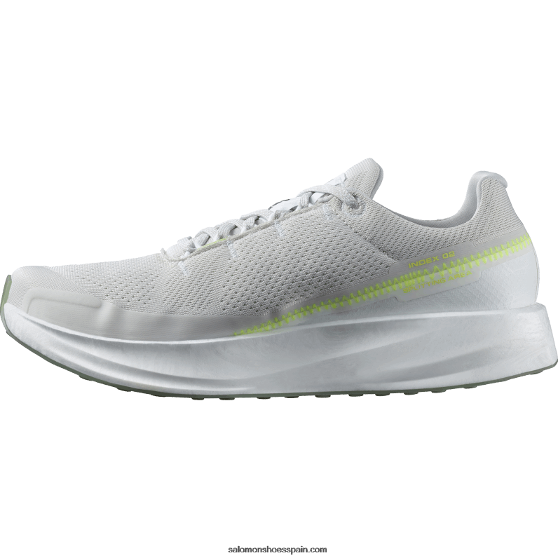 zapatillas de running para hombre - índice 02 Salomon 00B0PZ1069 blanco/roca lunar/amarillo de seguridad