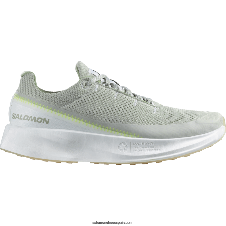 zapatillas de running para hombre - índice 02 Salomon 00B0PZ1070 blanco/salvia del desierto/amarillo de seguridad