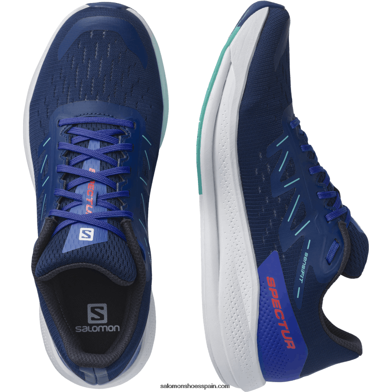 zapatillas de running para hombre - spectur Salomon 00B0PZ1076 azul estate/azul deslumbrante/hoja de menta