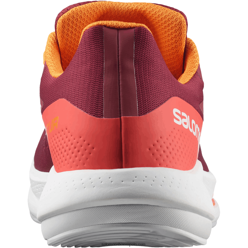 zapatillas de running para hombre - spectur Salomon 00B0PZ1077 ciclismo rojo/naranja vibrante/púrpura jaspeado