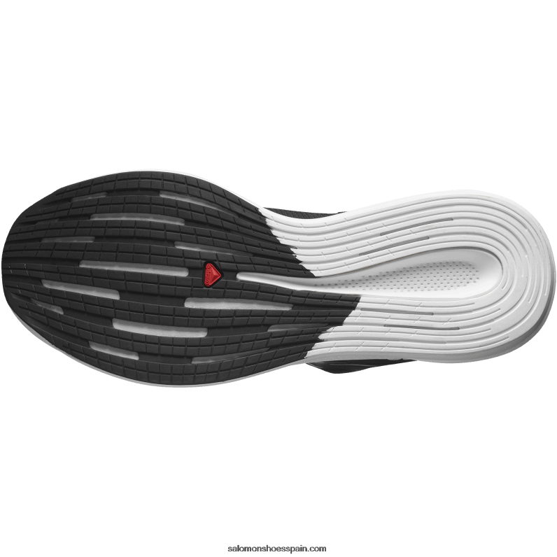zapatillas de running para hombre - spectur Salomon 00B0PZ1078 negro/blanco/naranja brillante
