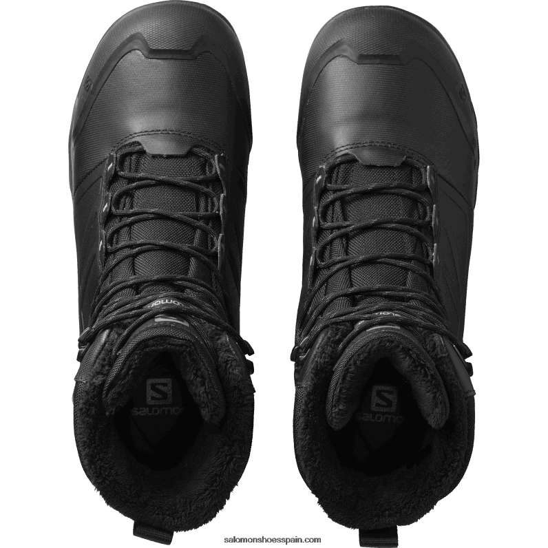 botas de invierno para hombre - toundra pro clima waterproof Salomon 00B0PZ1079 negro/imán
