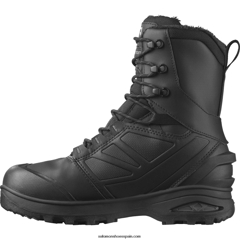 botas de invierno para hombre - toundra pro clima waterproof Salomon 00B0PZ1079 negro/imán