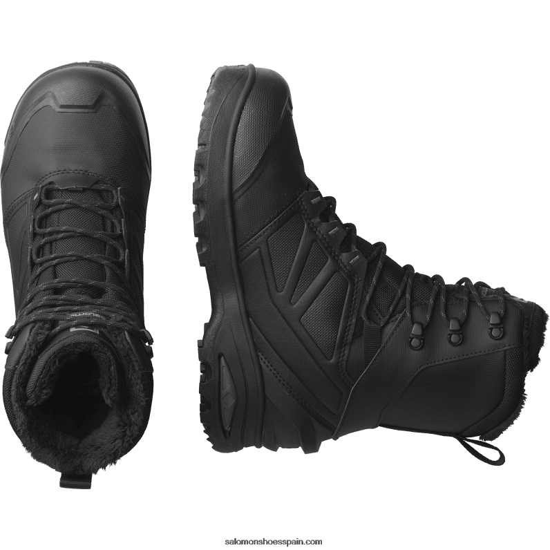 botas de invierno para hombre - toundra pro clima waterproof Salomon 00B0PZ1079 negro/imán