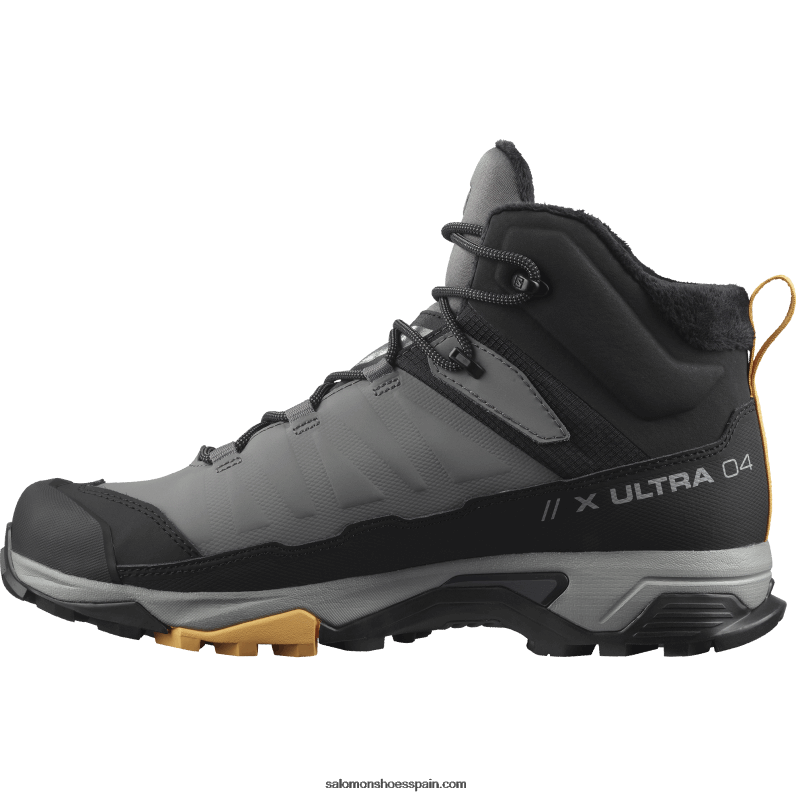 botas de invierno para hombre - x ultra 4 mid winter thinsulate clima waterproof Salomon 00B0PZ1080 sombra tranquila/negro/albaricoque cálido