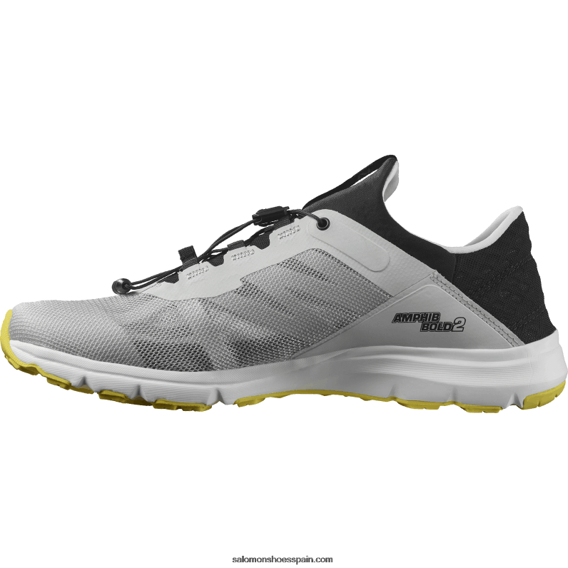 sandalias de hombre - amphib bold 2 Salomon 00B0PZ1081 roca lunar/negro/ranúnculo