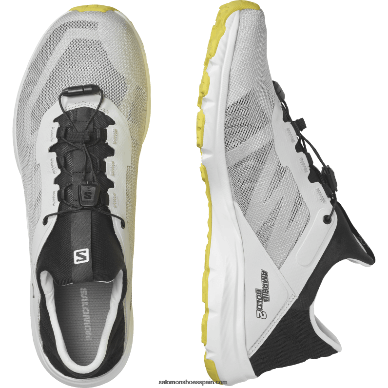 sandalias de hombre - amphib bold 2 Salomon 00B0PZ1081 roca lunar/negro/ranúnculo
