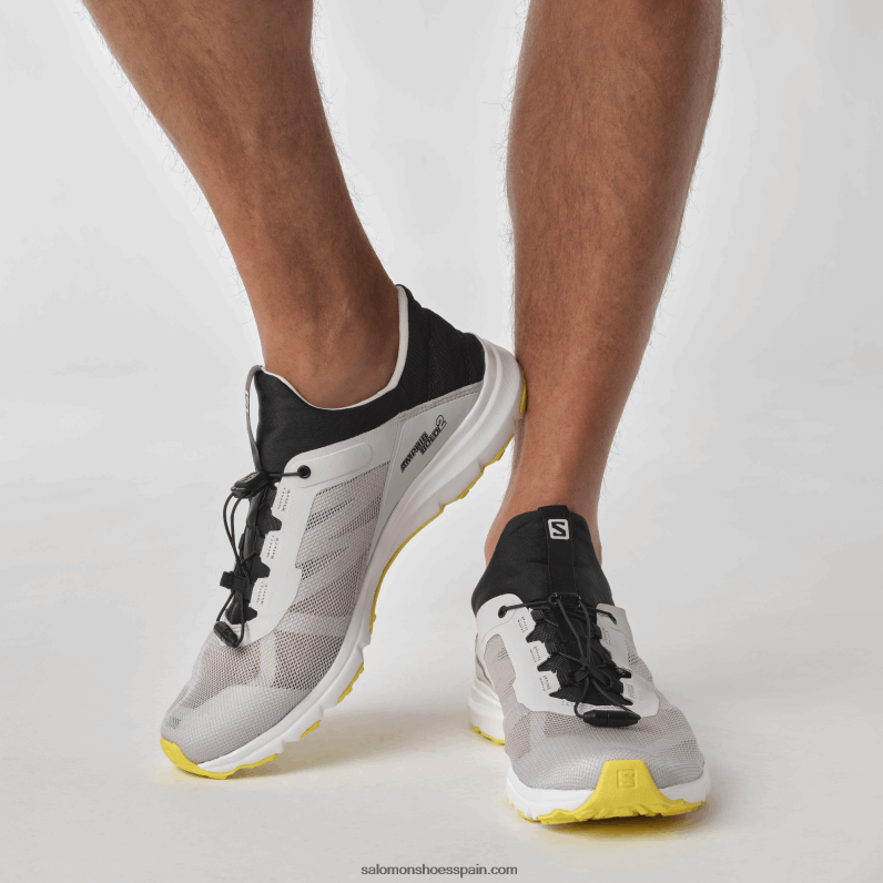 sandalias de hombre - amphib bold 2 Salomon 00B0PZ1081 roca lunar/negro/ranúnculo