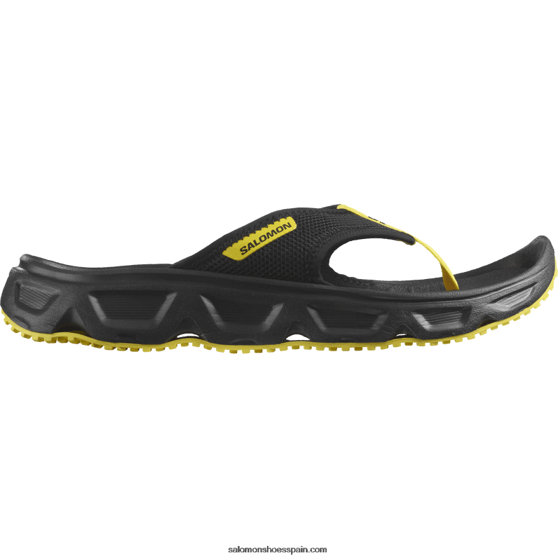 zapatillas de recuperación para hombre - reelax break 6.0 Salomon 00B0PZ1487 negro/ranúnculo