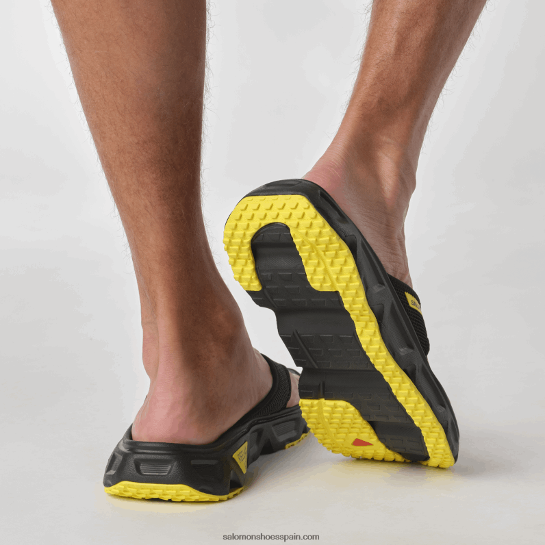 zapatillas de recuperación para hombre - reelax break 6.0 Salomon 00B0PZ1487 negro/ranúnculo