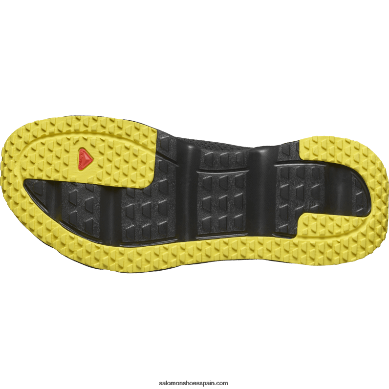 zapatos de recuperación para hombre - reelax slide 6.0 Salomon 00B0PZ1488 negro/ranúnculo