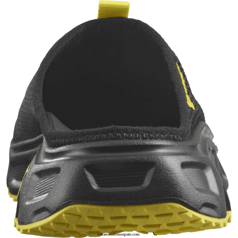 zapatos de recuperación para hombre - reelax slide 6.0 Salomon 00B0PZ1488 negro/ranúnculo