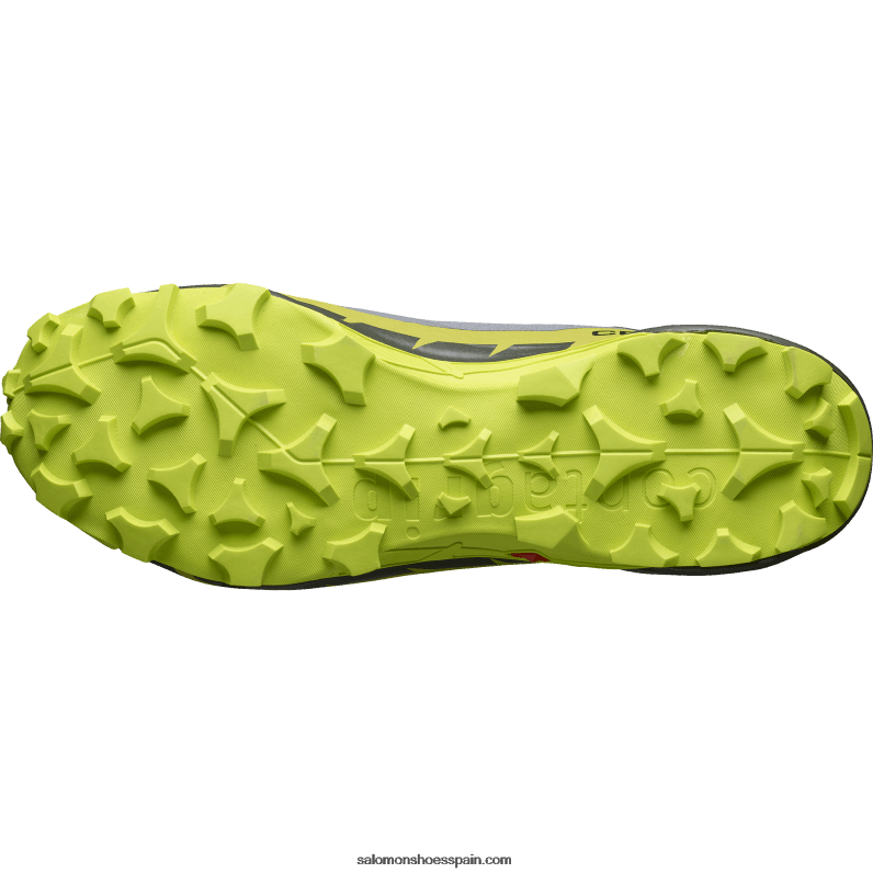 Botas de senderismo para hombre - Cross Hike 2 Mid Gore-Tex Salomon 00B0PZ35 sombra tranquila/lima ácida/lima dorada