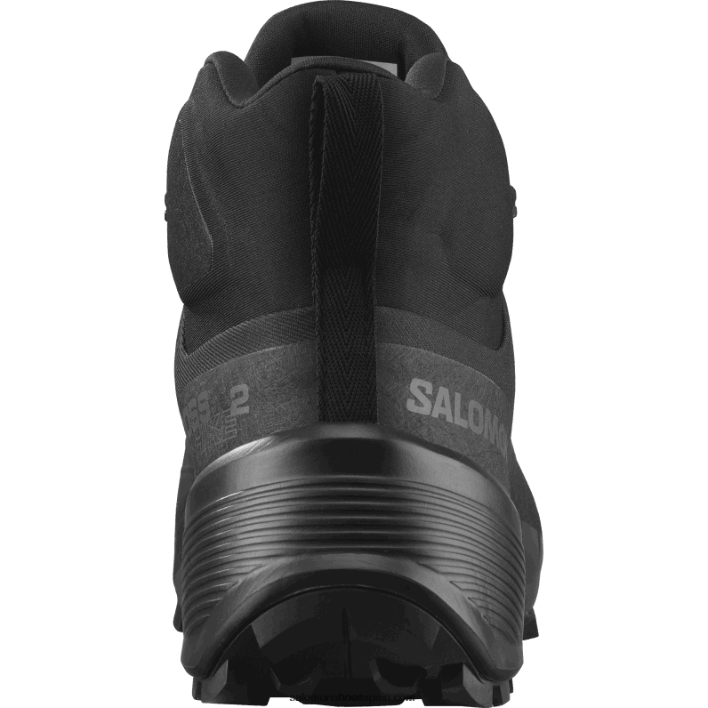 Botas de senderismo para hombre - Cross Hike 2 Mid Gore-Tex Salomon 00B0PZ36 negro/imán