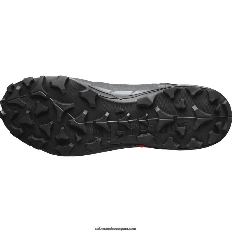 Botas de senderismo para hombre - Cross Hike 2 Mid Gore-Tex Salomon 00B0PZ36 negro/imán