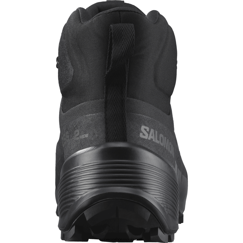Botas de senderismo para hombre - Cross Hike 2 Mid Gore-Tex Wide Salomon 00B0PZ19 negro/imán