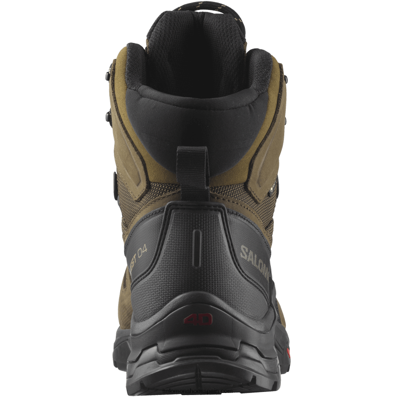 botas de montaña de cuero para hombre - quest 4 gore-tex Salomon 00B0PZ6 palma del desierto/negro/kelp