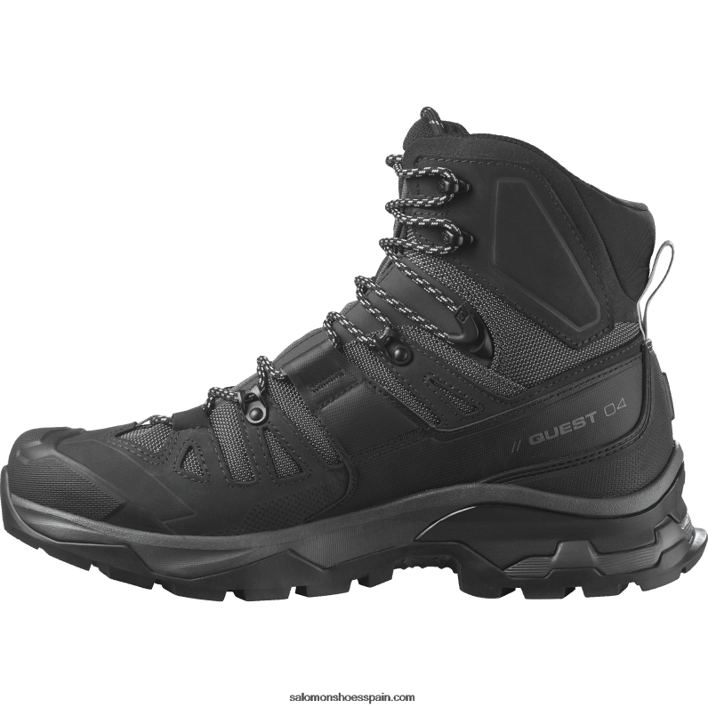 botas de montaña de cuero para hombre - quest 4 gore-tex Salomon 00B0PZ7 imán/negro/cantera