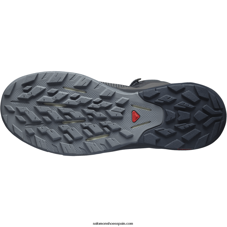 botas de montaña para hombre - outpulse mid gore-tex Salomon 00B0PZ33 negro/ébano/vainilla hielo